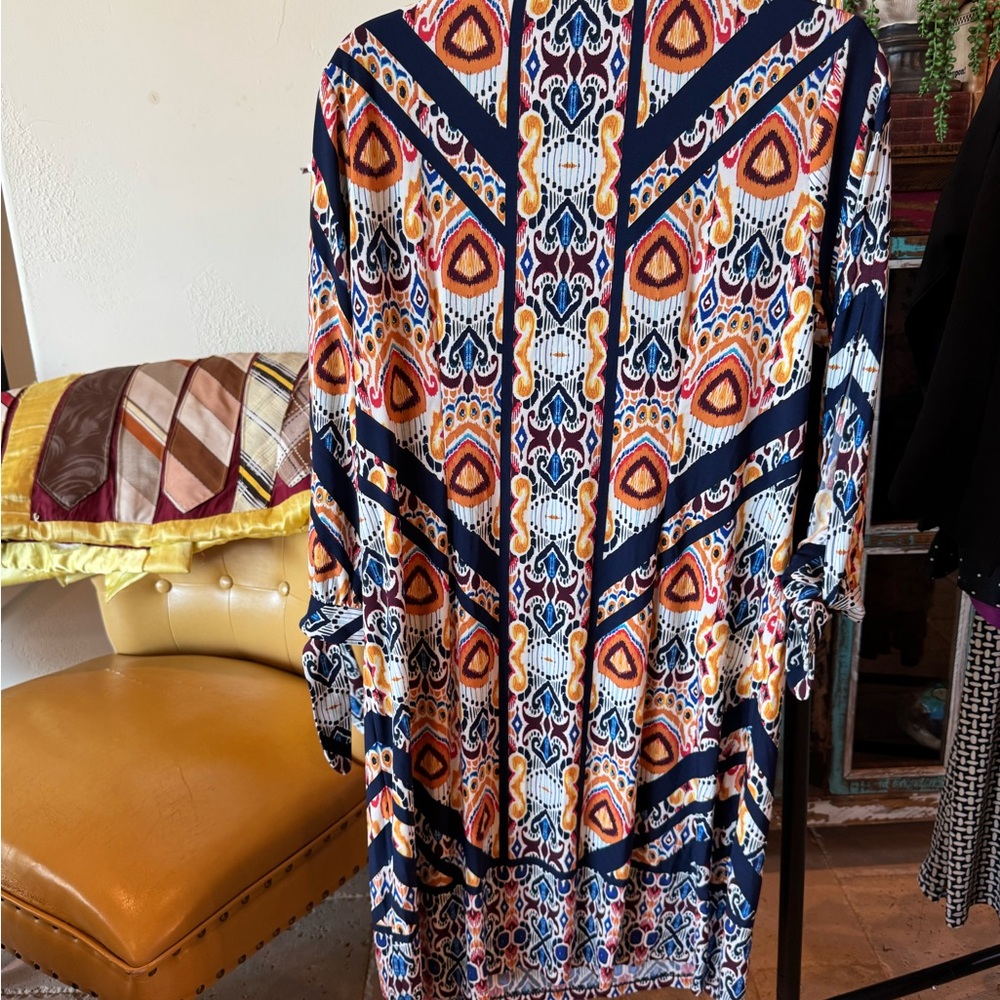 Chico's Multicolor Patterned Fabric - image 3